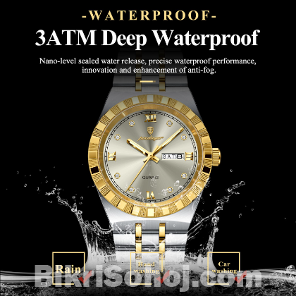 POEDAGAR Luminous Quartz Men’s Watch